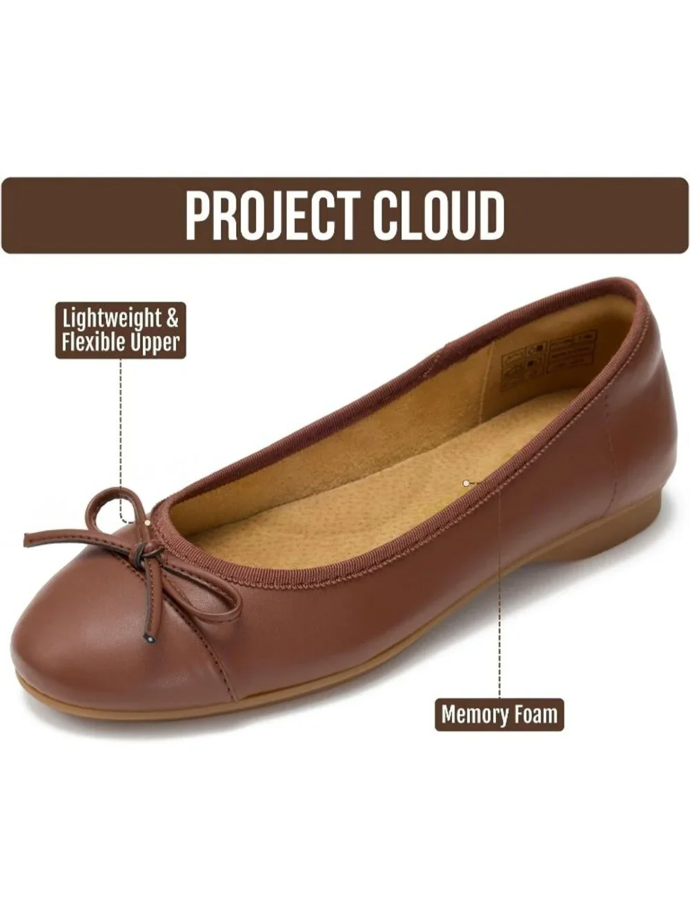 Women's Choco Brown Ashley Insole and Lightweight Non-Slip and Comfortable Shoes